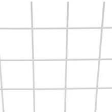 GDRASUYA10 Gridwall Panel Display Stand, Heavy Movable Wire Grid Display Rack, Floorstanding Retail Display Rack, Detachable White Grid Wall Panel Display Racks With Hooks For Craft Shows, Retail, Home[Best Gift For Family&Friends] - White - View 8