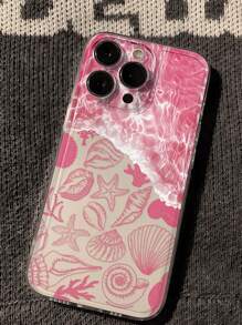 Funda de teléfono de verano con elementos oceánicos pintados, minimalista, resistente a las caídas y gruesa. Impresa y compatible con iPhone 16/16 Pro/16 Pro Max/16 Plus/15 XR /7/8 15 Pro Max/12 Pro Max/13 Pro Max/14 Pro Max 13 14 11 12p14 Female P11 Soft Shell P12 Anti-Fall XS.XR /78P.78GES2, compatible con A134G A22 A21S A514G A52 S22 ULTRA A335G, compatible con Redmi 10 Redmi Note 114G Redmi 11 Lite A53 TPU A14 /A23/S23 ULTRA S24 A14 A15 S23 A73 Redmi.