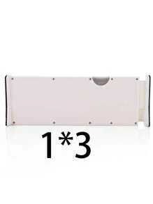 3pcs Dresser Drawer Storage Box, Plastic Drawer Divider For Dressers, Baby Clothes, Kitchen And Office Storage