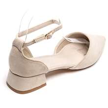 أطباق Sandales Élégantes مع Bride Cheville - Confort and Style pour l'Été - بيج - مشاهدة 4