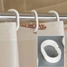 1 pièce Rideau de douche étanche en forme d'étoile de mer avec crochets, accessoire de salle de bain en PEVA plastique, décoration de salle de bain, décoration d'automne, accessoires de salle de bain, rentrée scolaire