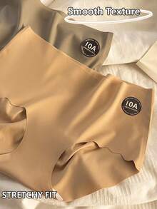 5条/包 无缝中腰女士提臀内裤，舒适弹力紧身透气平滑收腹内裤 - 彩色 - 查看 6