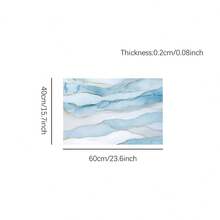 1 pezzo Tappetino mouse da gioco extra large esteso, antiscivolo, con design a strisce di marmo, tappetino da scrivania durevole, adatto per eSport, computer e ufficio, tavolo da pranzo, isola di cucina