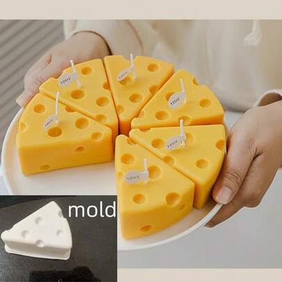 Cheese Shape Silicone Mold DIY Handmade Candle Mold For Candle Making