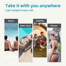 1 Piece Surf Poncho Changing Robe With Hood,Wearable Beach Towel, Quick Dry Microfiber Wetsuit Changing Towel With Pocket For Surfing Men Women