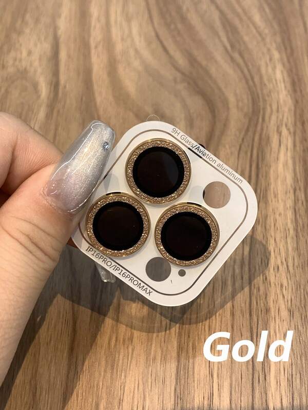 彩色反光相机镜头膜适用于 15、 14 Pro Max、 13、 12 Pro、 16 Pro Max、 11/12 Pro 生日、家人、朋友的礼物，闪闪发光的水晶，镜头保护膜，手机配件，防水防震，防摔，防刮，防指纹，全覆盖
