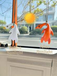 UV Induction Color-Changing Roast Duck Pendant | Photosensitive Advanced Technology Car Keychain |Universal For Cars And Bicycles | Automatic Color Change In Case Of Ultraviolet Rays | Indoor And Outdoor Creative Pendant | Funny And Cute Roast Duck Decorative Pendant Car Accessories Bag Charm School Cartoon Goth Y2k Christmas Gift