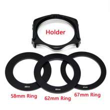 KnightX Cokin P 24 Colors Series With Square Filters Full Filters Grad Graduated Color For Canon Nikon Camera Dslr Holder Gradient Filter ND ND4 ND8 ND16 Neutral Density Grad Yellow Pink Brown Sunset 49mm-82mm For Photographers Videographers Landscape Shooting