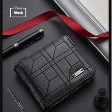 Hot Vintage Style Men's Wallet - Faux Leather Solid Color Multiple Slots Large Capacity Coin Purse With Card Holder Polyester Lined Wallets Men Men's Gifts Anniversary Gift Small Gifts For Men Wallet Mini Wallet Purse Wallet Coin Wallet - Multicolor - View 15