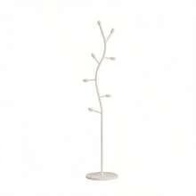 Minimalist Scandinavian Style Modern Coat Rack - Freestanding Multi-Purpose Metal Clothes Hanger Suitable For Living Room And Bedroom