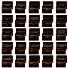 1 Box Of 50pcs Couple Interactive Game Cards, Perfect For Valentine's Day And Parties, Desktop Decor Crafts - Multicolor - View 1