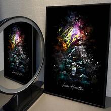 1pc/3PCS Wall Arts Posters Pop Anime F1 Racing Driver Legendary Anime Poster Decoration Painting Wall Art White Wall Decoration Frameless/Framed Canvas Art - Multicolor - View 24