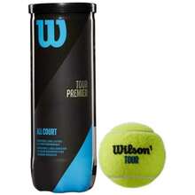 Wilson Tour Premier All Court Tennis Balls, 3 Pcs WRT109400 ✅ Delivery Within 24/72 Hours To Spain (Mainland) - Yellow - View 2