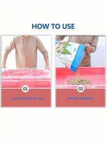 10/50pcs Disposable Transparent Plastic Liners For Small Pet Cages, Including Bunny Cages, Hamster Habitats And Potty Litter Boxes