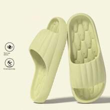 Women's EVA Slippers - Soft Non-Slip Indoor/Outdoor Shoes, Round Toe, Washable, All Season Design, Multi-Color, Indoor Outdoor Shoes, Durable Sole, Thickened Sole, Soft, Non-Slip Bottom, Solid Color, Comfortable, Suitable For Home And Bathroom Use, All-Season Slip-On Slippers