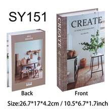 Bộ 3/2/1 cuốn sách giả gấp gọn trang trí bàn cà phê, bộ 4 cuốn sách trang trí bàn cà phê Outgeek, đồ trang trí sách thời trang phù hợp cho văn phòng, nhà cửa, giá sách, nhà nông thôn, phòng khách, phòng ngủ, phòng tắm, mặt bàn, tủ TV, sảnh, quà tặng các dịp lễ khác nhau - Nhiều màu - Xem 14