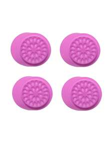 50pcs Eyelash Extension Glue Holder, Eyelash Extension Tools Rack Tray Pads, Pink Plastic Flower Shape Eyelash Extension Glue Pad With Self-Adhesive Back For Eyelash Extension, Nail Art Or Tattoo Ink Applying - Multicolor - View 21
