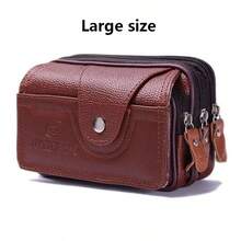 Hot PU Vintage Waist Pack Vintage Unisex The Belt Outdoor Small Wallet Men Women New Multi-Function Phone Coin Waist Bag Anniversary Gift Gift For Men Funny Gift Teachers Day Gift Small Gifts Gift Ideas Birthday Gifts For Men Gift For Husband - Multicolor - View 17