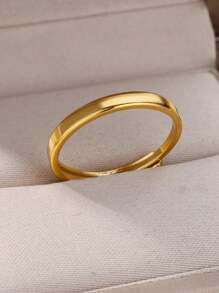 Stainless Steel Adjustable Open Ring, Simple And High-grade Accessories