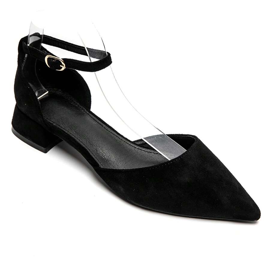 Sandales Plates Élégantes Avec Bride Cheville – Confort And Style Pour L'Été - Black - View 1