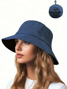 1 chiếc mũ câu cá/mũ chống thấm nước có quai đeo cằm, nhanh khô, có thể gập lại, chống nắng UPF 50+, dùng khi đi bộ đường dài, câu cá, đi biển, đi săn, vành rộng thoáng khí cho mùa hè - Nhiều màu - Xem 13