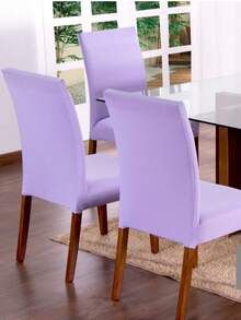 6-Piece Chair Cover Kit In Gel Mesh - Lilac Purple - View 2