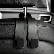 Car Headrest Hooks Hanger For Bags Seat Back Organizer Holder Clips Auto Fastener Hooks Car St - Black - View 6