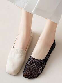 蕾丝隐形袜子舒适透气低帮船袜女士长筒袜袜子