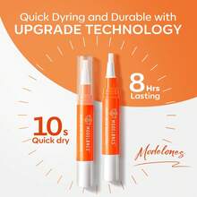 Modelones Stop Nail Biting Pen, Nail Biting Prevention, Thumb Sucking Deterrent, Natural Nail Care Pen To Help Stop Nail Biting Habit, Safe Solution For Biters - Trong sáng - Xem 5