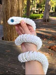 New 3D Printed Snake Joint Animated Ornament Toy Gift, 30cm
