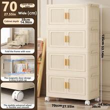 5/4/3/2/1 Layer Home Use Combination Wardrobe, Foldable Wardrobe With Drawers, Children Bedroom Wardrobe, High Capacity Dust-Proof Wardrobe