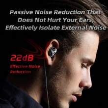 QKZ QKZ AK7 3.5mm Wired Headphones Musician HiFi Earphone Dual Drive Bass Stereo Headset Games Sports Earphones With Microphone