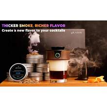 Electric Cocktail Smoker Kit, Thicker Smoke For Rich Flavor, 6 Flavors Wood Chips, Drink Smoker Infuser Kit For Old Fashioned Bourbon Whiskey Etc, Valentine's Day Gifts For Men (Without Butane) - 預設 - 查看 5