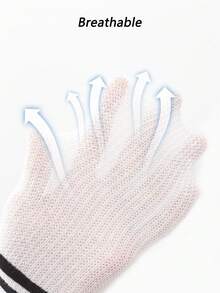 4 Pairs Kids Sports Knee High Socks, Thin Breathable Fabric, Soft Comfortable Elastic, 2 Black 2 White, Medium/Small Children, Summer - Multicolor - View 4