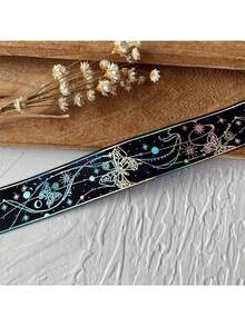 1 pieza Cinta lisa de plata, material para estampado en caliente DIY, accesorios de encaje Gu Mei, embalaje de regalo - Multicolor - Ver 4