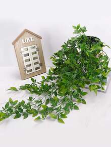 1 Stück künstliche Hängepflanze, Fake Hängepflanze, Topfpflanze, künstlicher Eukalyptus, Mandala Reben Topfpflanze, geeignet für Innen- und Außendekoration von Familiengärten, Hochzeiten, Partys, UV-beständige Begrünung, Fake Dekorationsblumen, Blätter, tropische Blätter, geeignet für Hochzeiten, Gärten, Höfe, Fensterboxen, Landhausdekoration, grüne Fake-Pflanzen, Valentinstag Party Dekoration, Valentinstag, Geschenke