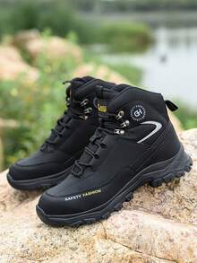 Dian Sen 1双男女通用钢头安全靴，高帮运动安全鞋，耐用工作靴，安全训练鞋