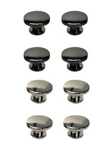 4个15毫米DIY包包金属脚钉铆钉，装饰钉，螺丝，用于底部保护，包包装饰五金手提包底部钉行李箱配件，皮革防磨损钉扣，朋克金属钉布扣，行李箱，手工艺品，服装，包包，鞋子，手工艺爱好者必备，适用于钱包手提包皮革工艺品朋克珠宝制作铆钉包包配件