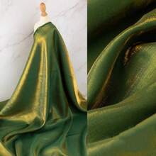 Silk Satin Gradient Imitation Vinegar Fabric Glossy Finish For Formal Dresse Wedding Gowns Clothing Designer Material