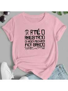 T-Shirt Until The Fool Mineiro Northeast Bible Verse - Rosa - View 2