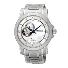 Seiko Seiko PREMIER SSA319J1 Herren Baton Uhr mit weißem Zifferblatt