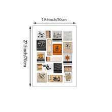 1 件复古火柴盒墙面艺术画火柴帆布印刷画复古火柴盒海报时髦设计美学装饰卧室、客厅或办公室公寓装饰无框或带框 - 彩色 - 查看 10