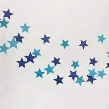 400cm Metallic Star Hanging Ribbons, Five-Pointed Star Garland For Birthday Party Decor,Christmas - Multicolor - View 18