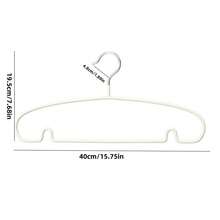 Reinforced Plastic Curved Clothes Hanger, Non-Slip Non-Marking Stain Resistant Clothing Drying Rack, Home & Living - Multicolor - View 4