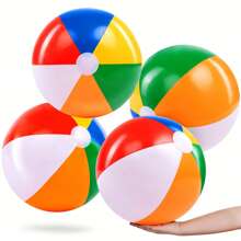 1 Stück/4 Stück/6 Stück Strandball - Großer Regenbogen Strandball aufblasbar, Poolzubehör, verwendet für Partyzubehör Dekoration, Sommer Strand Wasserspiele Strandball Party, ein Ball ist ein Muss für Eltern-Kind-Reisen, Partyzubehör, Strandutensilien, Poolspiele, Schwimmspiele, aufblasbare Spiele (30cm, 40cm, 50cm), Poolschwimmer