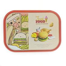 80 件/60 件/40 件逼真食物汉堡、薯条、披萨套装、厨房烹饪角色扮演玩具、配件丰富、手眼协调、亲子互动、生日礼物 - 彩色 - 查看 12