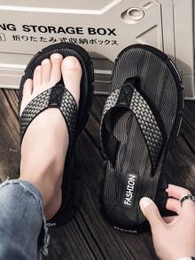 2025 New Comfortable, Fashionable, Lightweight Flip Flops - Black - View 5