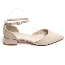 أطباق Sandales Élégantes مع Bride Cheville - Confort and Style pour l'Été - بيج - مشاهدة 2
