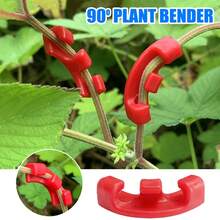 10–50 Pieces 90-Degree Plant Bending Trainer Growth Manipulation Tutors For Plants Clips Bending Branch Clamps Branch Accessories - 紅色 - 查看 2