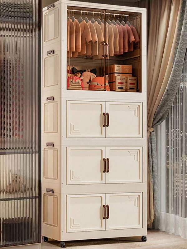 Organizador de armario de 5/4/3/2/1 niveles, organizador de almacenamiento, estantería para zapatos, organizador de maquillaje, organizador de ropa, gabinete de almacenamiento, cómoda